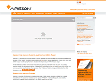 Tablet Screenshot of apiezon.com